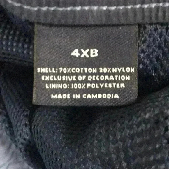 NWT MENS SZ 4XB SWIM SHORTS BLUE SHARK DESIGN - Picture 11 of 11